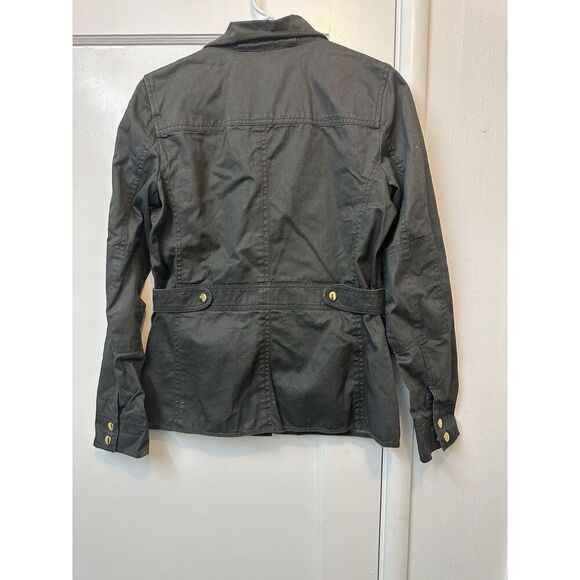 J. Crew Women’s Relaxed Boyfriend Field Jacket XS Cinch Waist Roll Up Cuffs - Picture 5 of 5